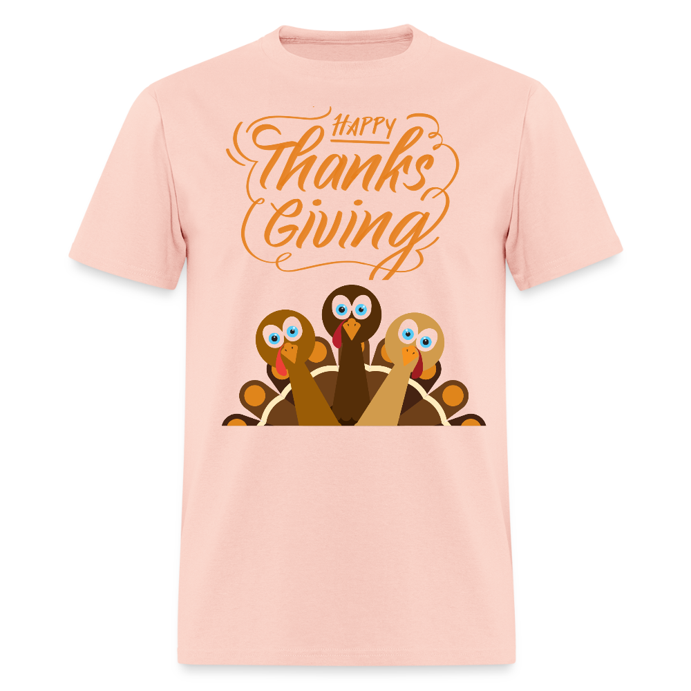 Family Of Three 2025 Thankgiving - blush pink