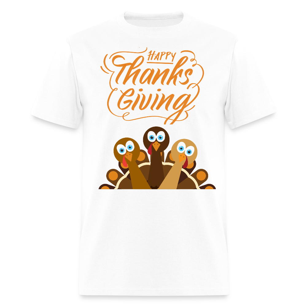 Family Of Three 2025 Thankgiving - white